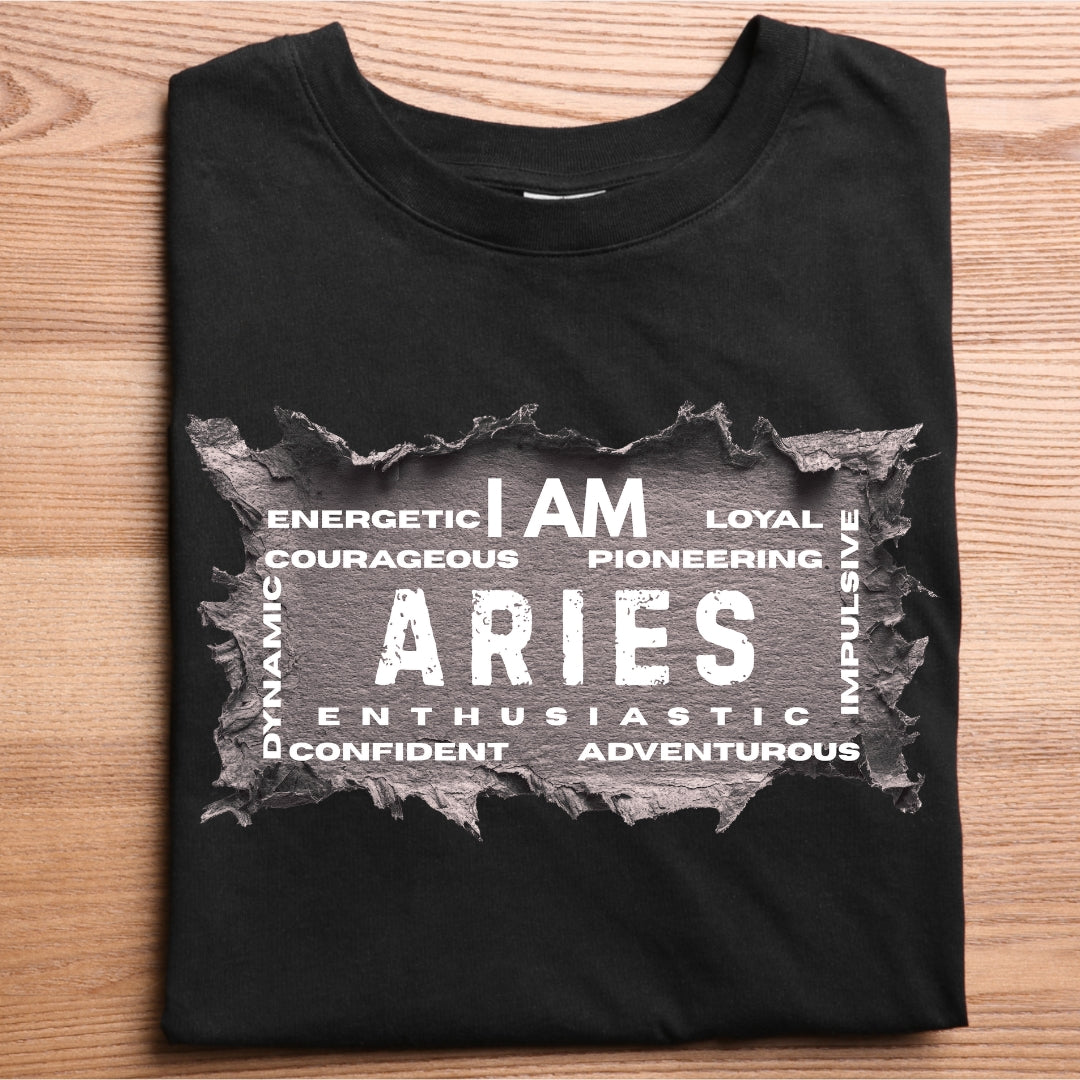 I AM ARIES (Black)
