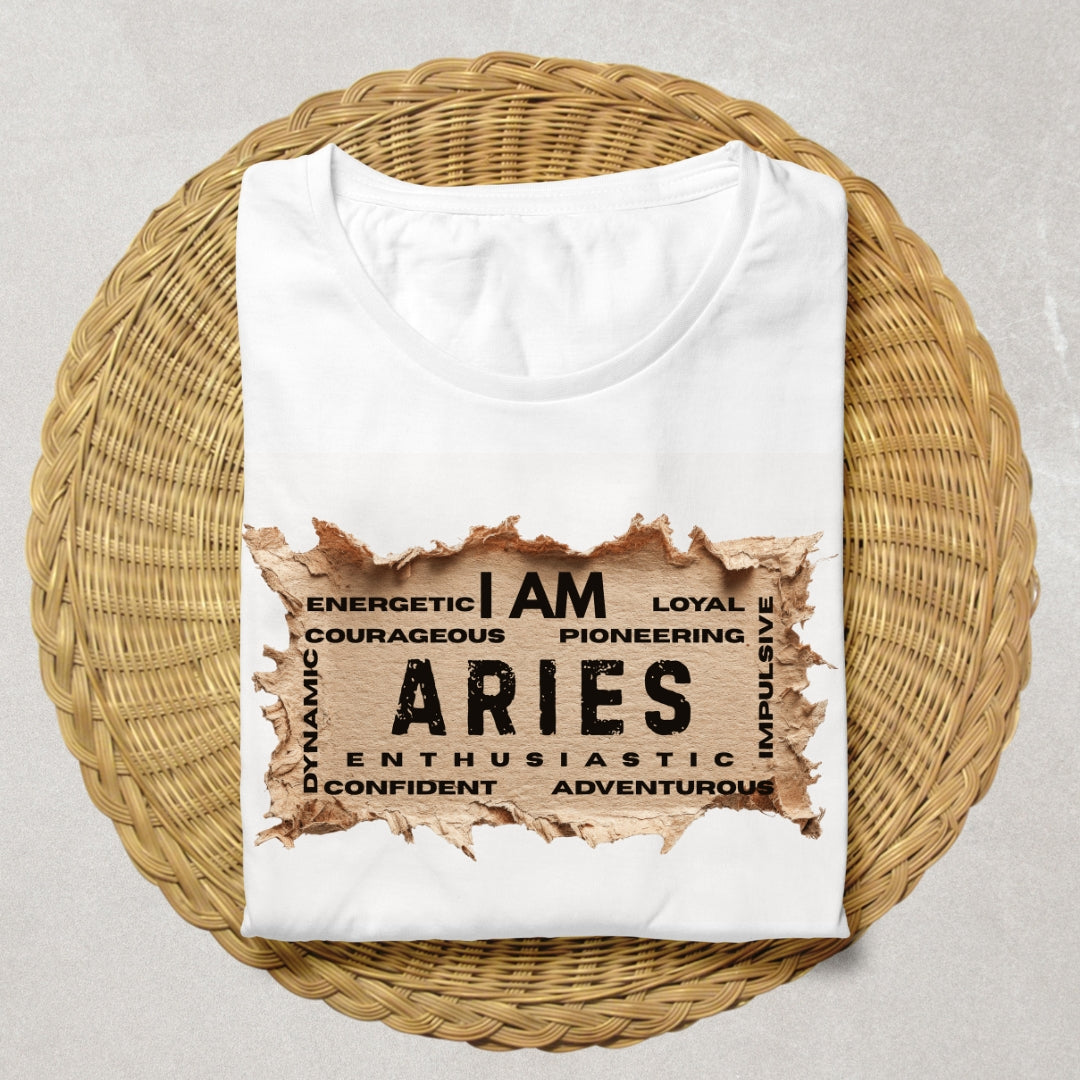 I AM ARIES (White)