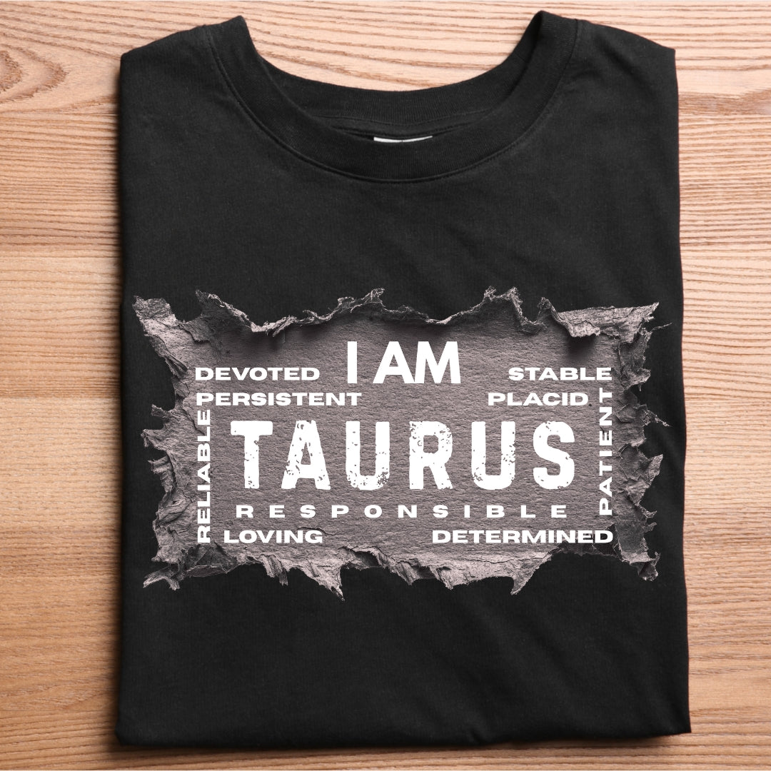 I AM TAURUS (Black)
