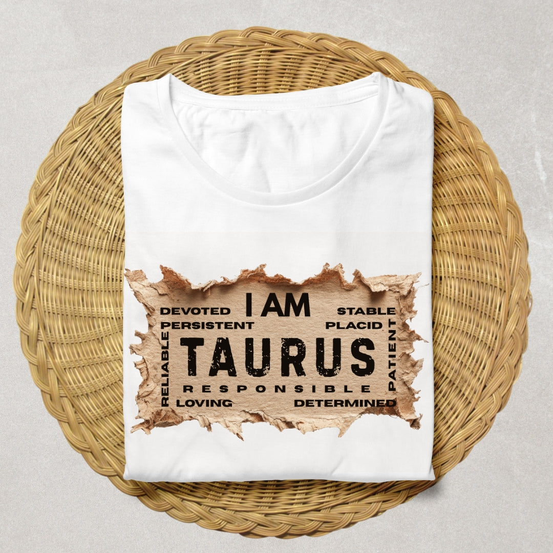 I AM TAURUS (White)
