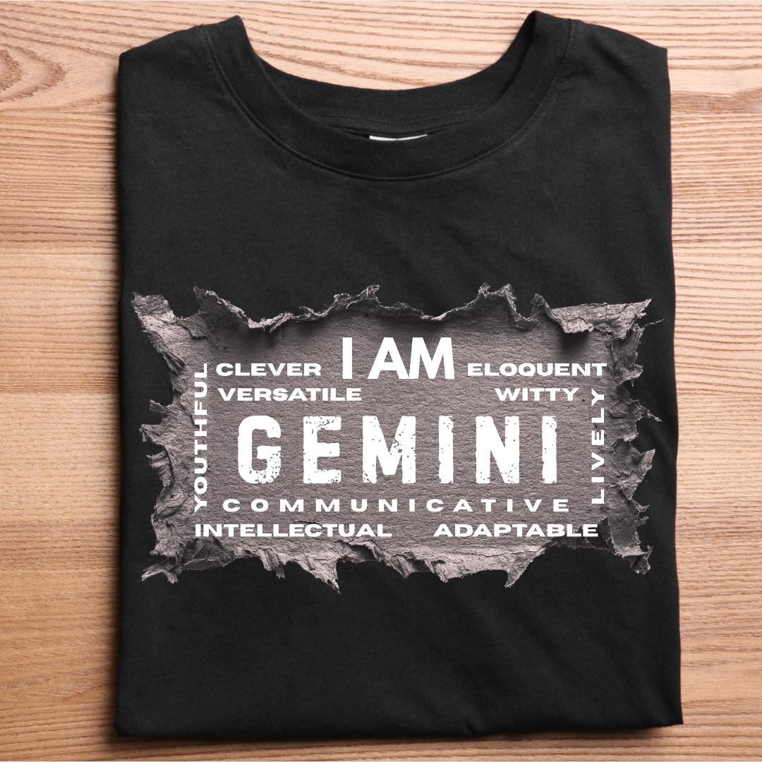 I AM GEMINI (Black)