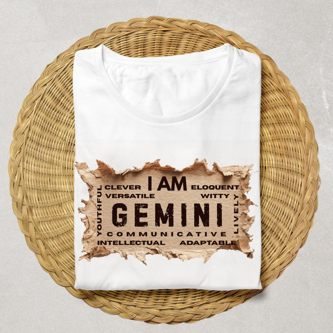 I AM GEMINI (White)