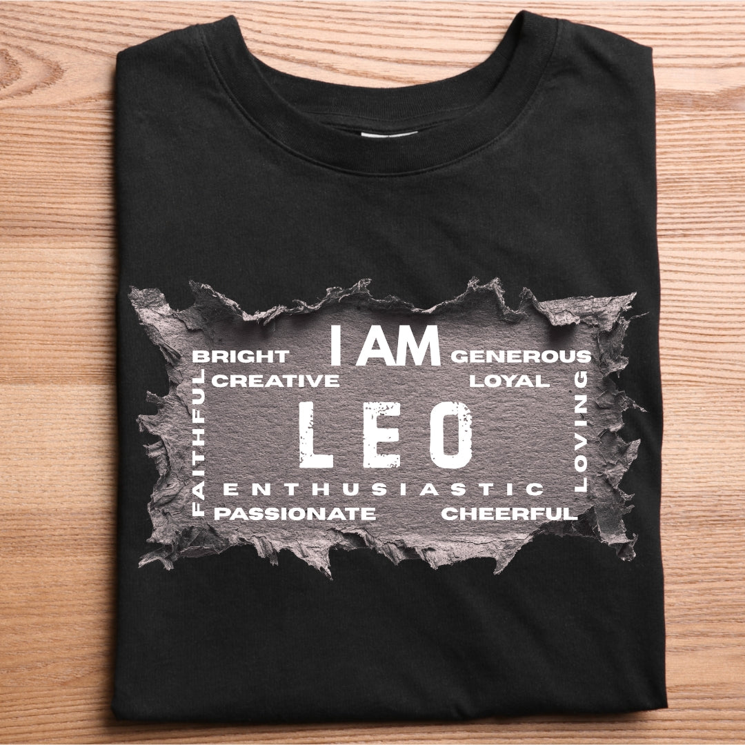 I AM LEO (Black)