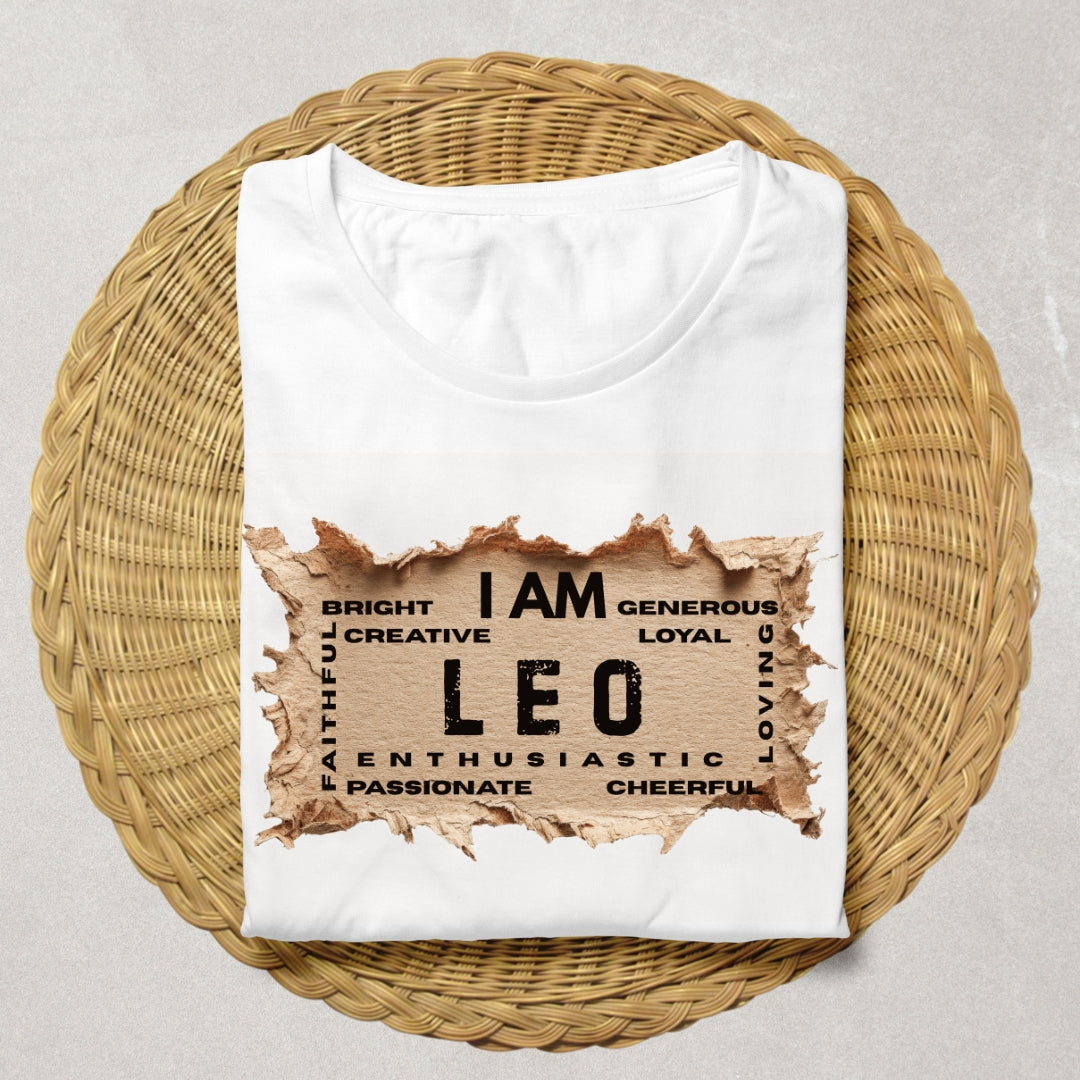 I AM LEO (White)