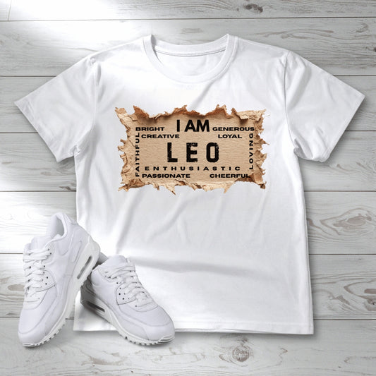 I AM LEO (White)