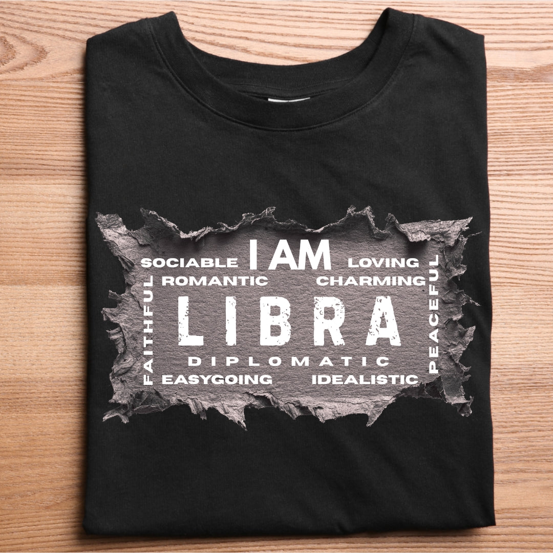 I AM LIBRA (Black)