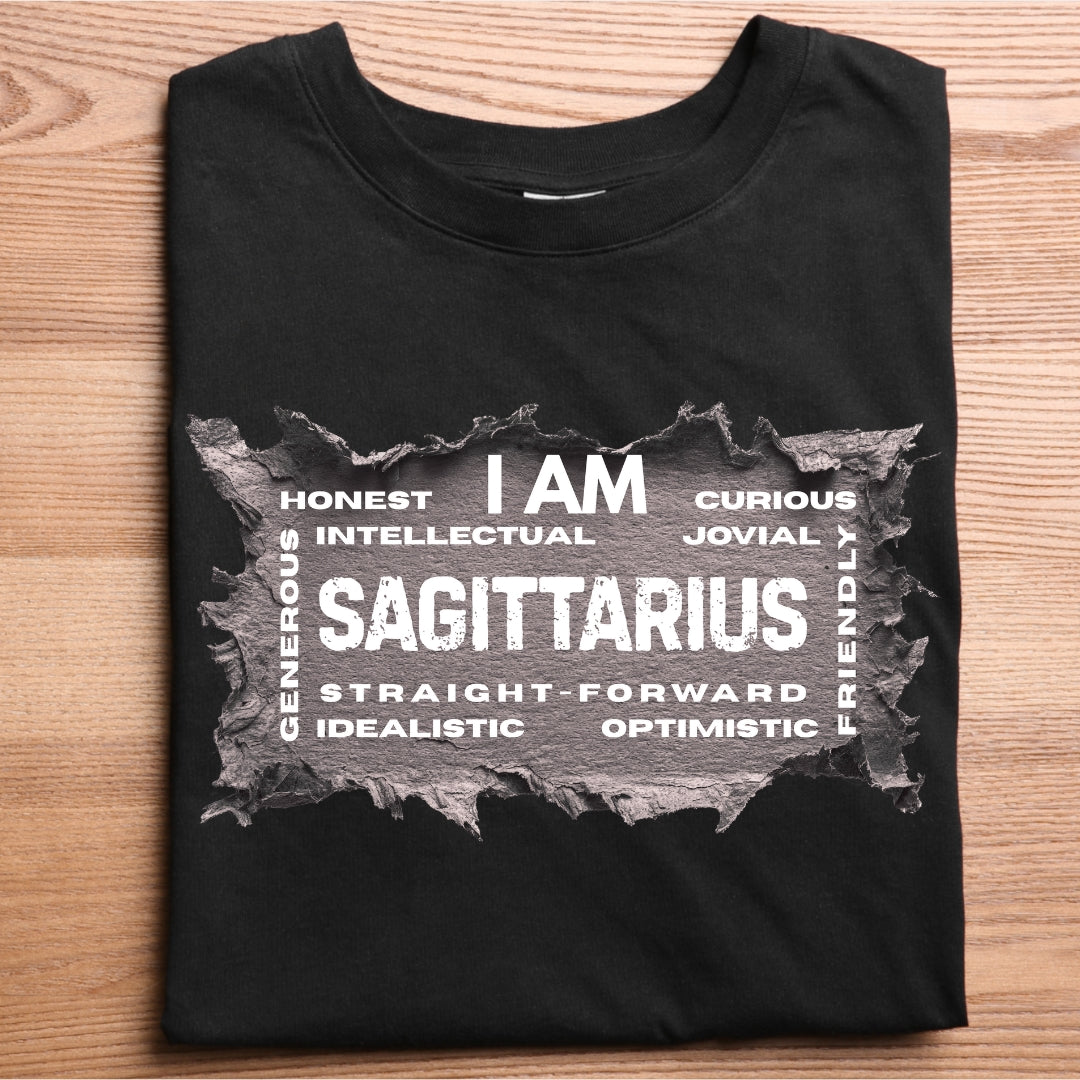 I AM SAGITTARIUS (Black)
