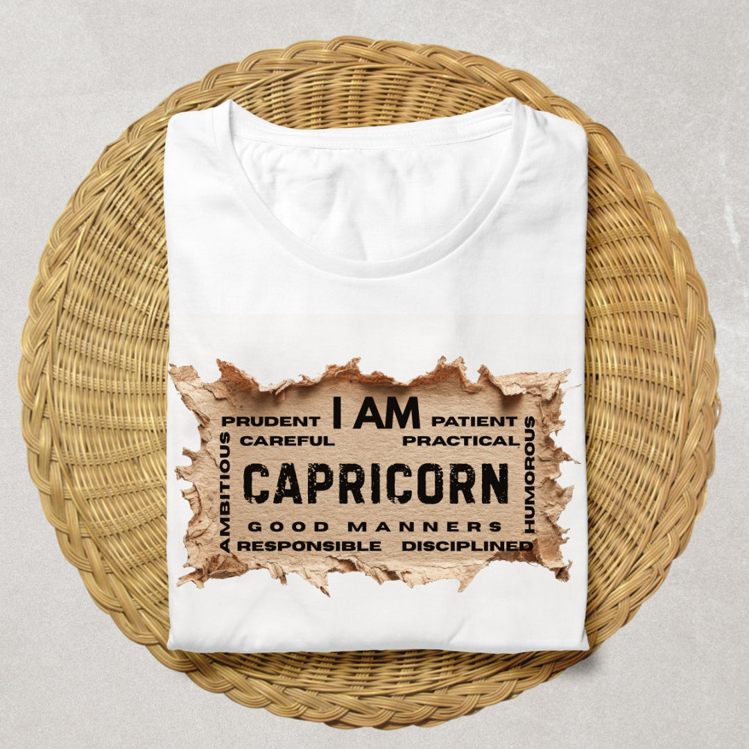 I AM CAPRICORN (White)