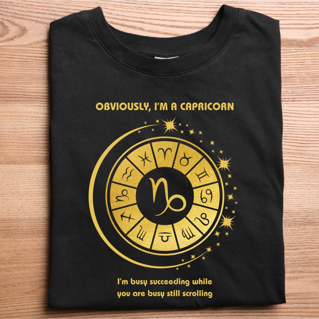 Obviously, I'm a Capricorn